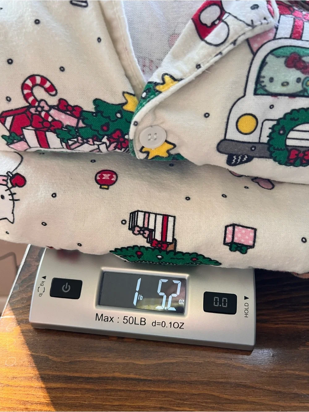 Pottery Barn Teen Hello Kitty Christmas Flannel Pajama Set Medium Sanrio